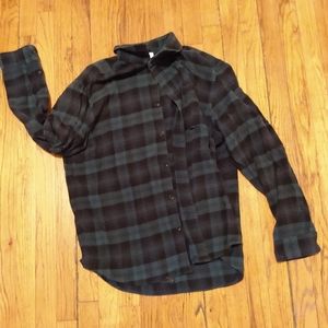 Green Flannel Shirt Xtra Large